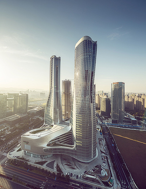 UNStudio, Ben van Berkel, Raffles City, Hangzhou, China, Arup